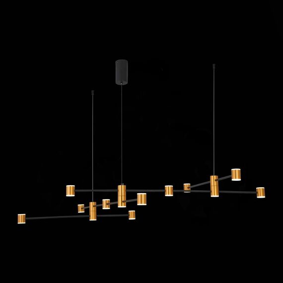 SL1596.423.22 Светильник подвесной ST-Luce Золотистый, Черный/Белый LED 22*3W 3000K ANICHITA, изображение 4