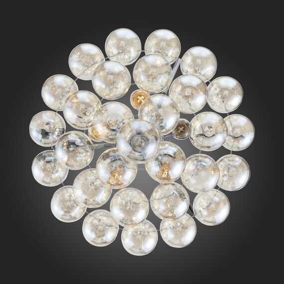 SL432.203.05 Светильник подвесной ST-Luce Хром/Коньячный E27 5*60W SOSPIRO, изображение 11