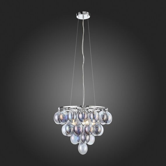 SL432.703.05 Люстра подвесная ST-Luce Хром/Перламутровый E27 5*60W SOSPIRO, изображение 2