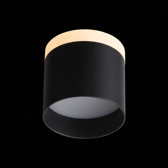 ST102.402.09 Светильник потолочный Черный LED 1*9W 3000K 702Lm Ra>80 120° IP20 D79xH75 170-240V Накладные светильники, изображение 7