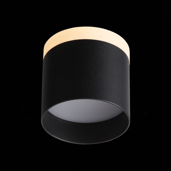 ST102.402.12 Светильник потолочный Черный LED 1*12W 3000K 936Lm Ra>80 120° IP20 D100xH90 170-240V Накладные светильники, изображение 7