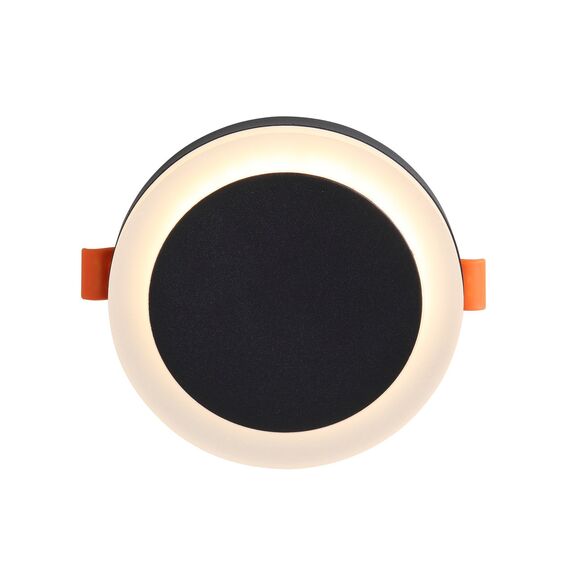 ST104.402.06 Светильник встраиваемый Черный LED 1*6W 3000K 468Lm Ra>80 120° IP20 D110xH20 170-240V Встраиваемые светильники, изображение 6