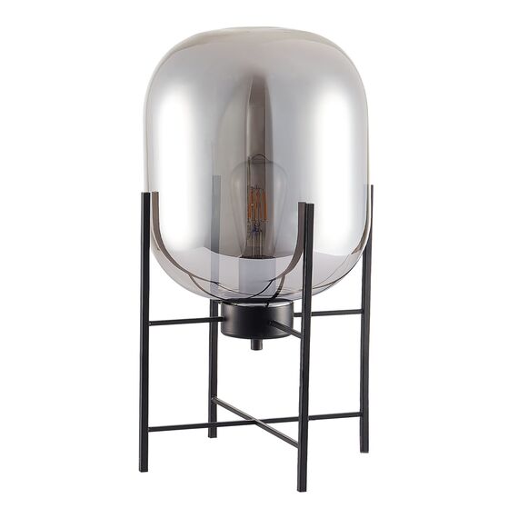 SL1050.704.01 Прикроватная лампа ST-Luce Черный/Дымчатый E27 1*40W BURASCA, изображение 6