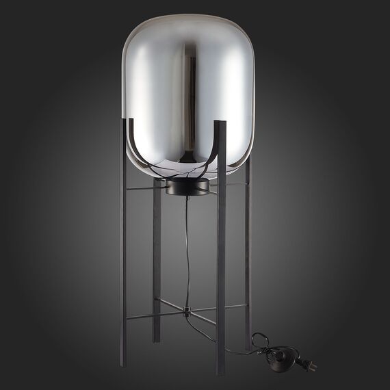 SL1050.715.01 Торшер ST-Luce Черный/Дымчатый E27 1*40W BURASCA, изображение 5