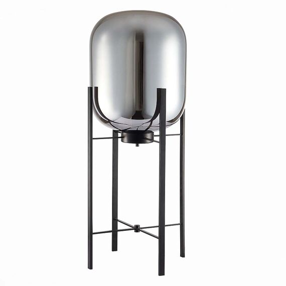 SL1050.715.01 Торшер ST-Luce Черный/Дымчатый E27 1*40W BURASCA, изображение 6