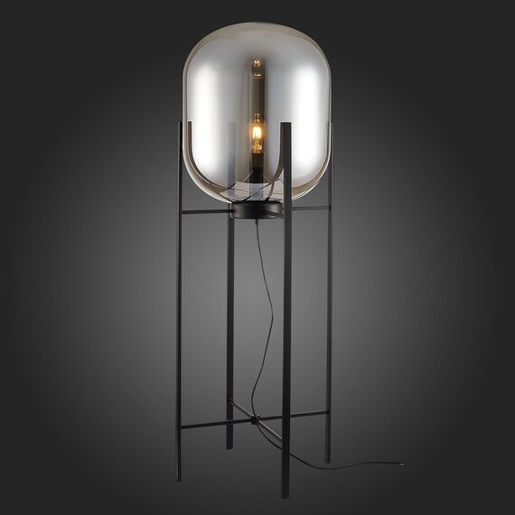 SL1050.725.01 Торшер ST-Luce Черный/Дымчатый E27 1*40W (из 2-х коробок) BURASCA, изображение 2