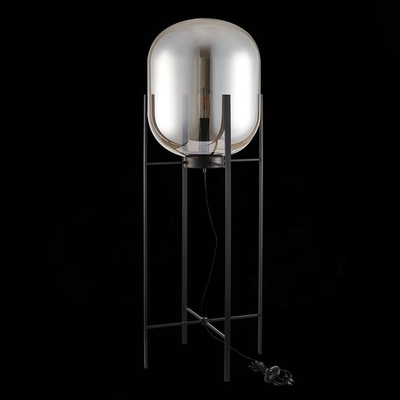 SL1050.725.01 Торшер ST-Luce Черный/Дымчатый E27 1*40W (из 2-х коробок) BURASCA, изображение 4