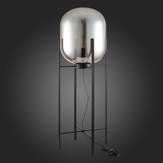 SL1050.725.01 Торшер ST-Luce Черный/Дымчатый E27 1*40W (из 2-х коробок) BURASCA, изображение 5