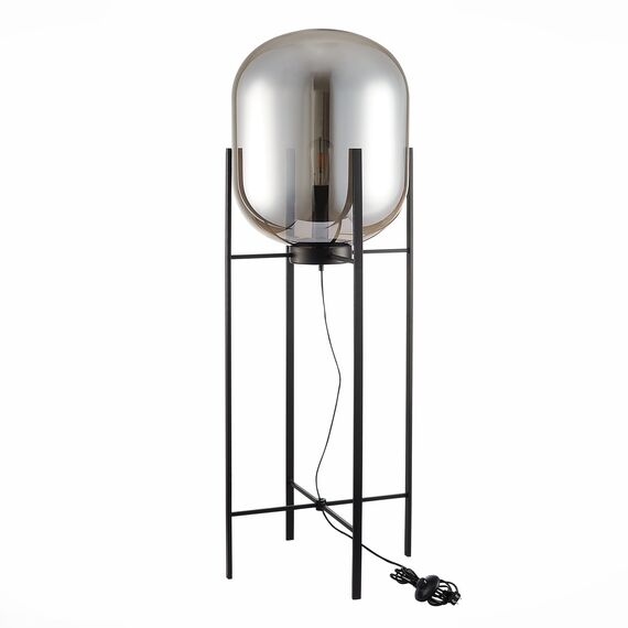 SL1050.725.01 Торшер ST-Luce Черный/Дымчатый E27 1*40W (из 2-х коробок) BURASCA, изображение 6