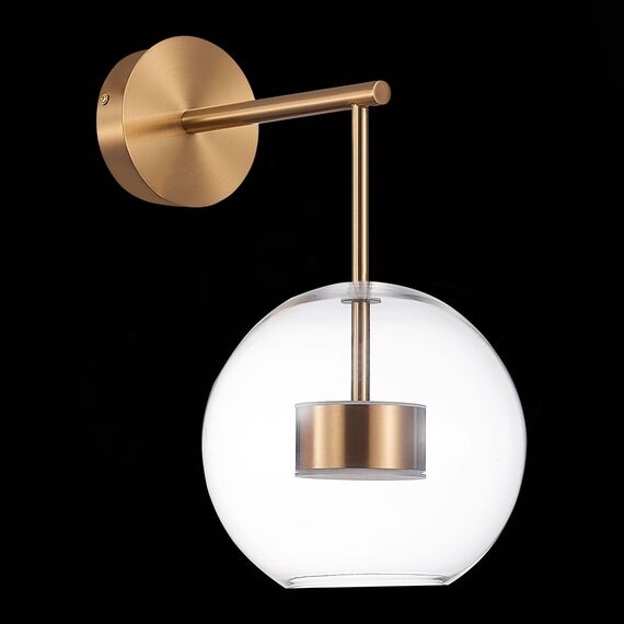 SL1133.201.01 Бра ST-Luce Латунь/Прозрачный LED 1*14W 3000K BOPONE, изображение 3