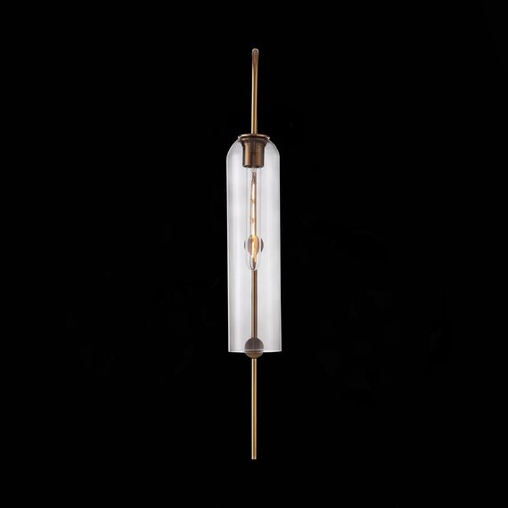 SL1145.341.01 Светильник настенный ST-Luce Латунь/Дымчатый E27 1*60W CALLANA, изображение 7