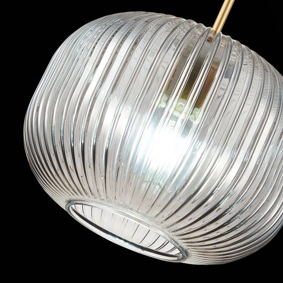 SL1154.303.01 Подвес ST-Luce Латунь/Дымчатый E27 1*60W GRAN, изображение 7