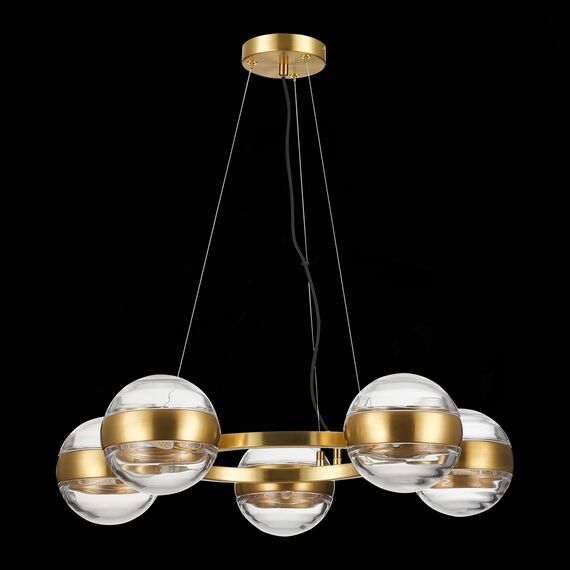 SL1156.303.05 Светильник подвесной ST-Luce Латунь/Прозрачный G9 5*5W BALA, изображение 4