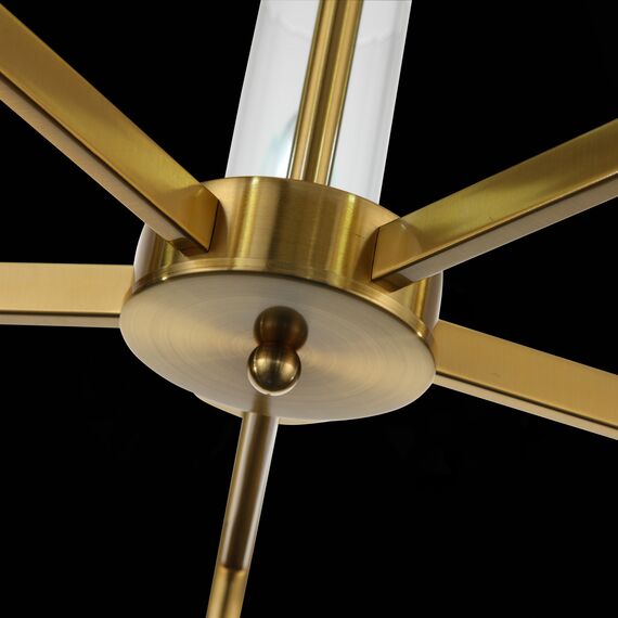 SL1159.303.05 Люстра подвесная ST-Luce Латунь/Латунь, Прозрачный E14 5*60W ACAZIO, изображение 6