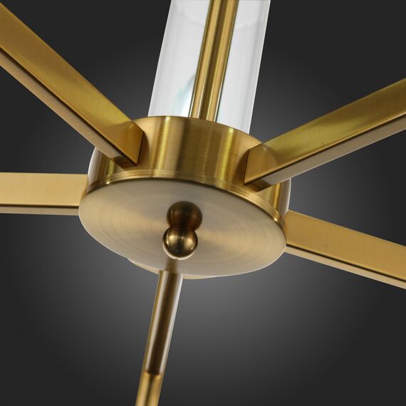 SL1159.303.05 Люстра подвесная ST-Luce Латунь/Латунь, Прозрачный E14 5*60W ACAZIO, изображение 7