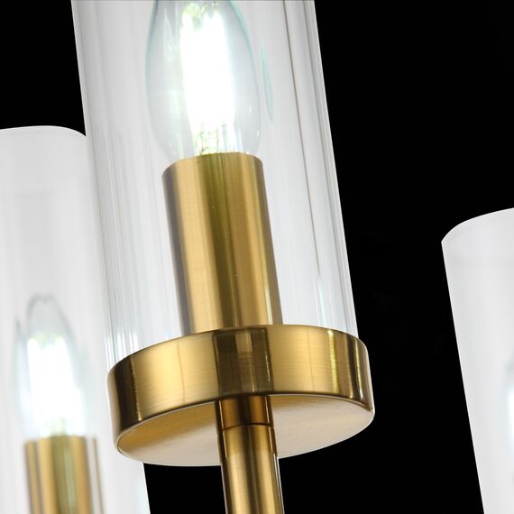 SL1159.303.05 Люстра подвесная ST-Luce Латунь/Латунь, Прозрачный E14 5*60W ACAZIO, изображение 9