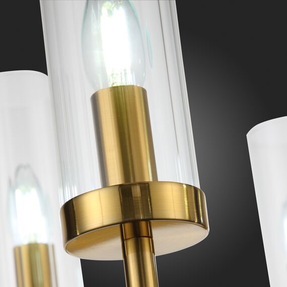 SL1159.303.05 Люстра подвесная ST-Luce Латунь/Латунь, Прозрачный E14 5*60W ACAZIO, изображение 10