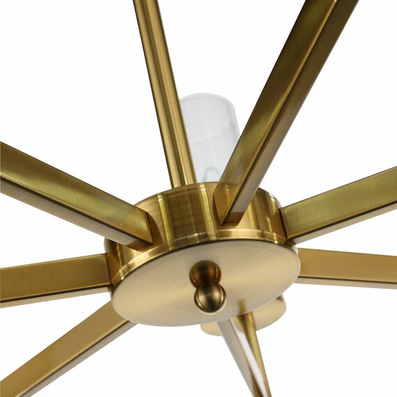 SL1159.303.07 Люстра подвесная ST-Luce Латунь/Латунь, Прозрачный E14 7*60W ACAZIO, изображение 7