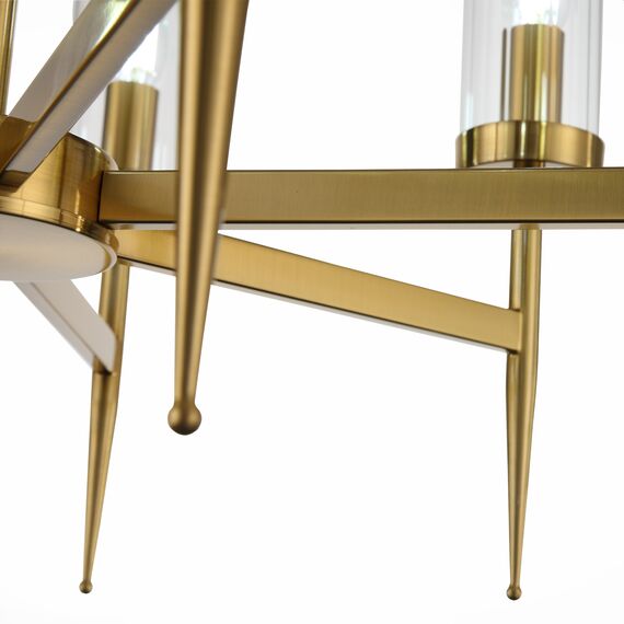 SL1159.303.07 Люстра подвесная ST-Luce Латунь/Латунь, Прозрачный E14 7*60W ACAZIO, изображение 13