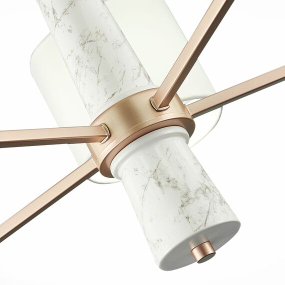 SL1163.203.05 Светильник подвесной ST-Luce Матовое золото/Белый E14 5*40W VELLINO, изображение 15