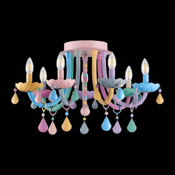 SL1700.782.07 Люстра потолочная ST-Luce Разноцветный E14 7*40W FIATA, изображение 10