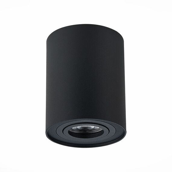 ST108.417.01 Светильник потолочный Черный GU10 1*50W  IP20 D98xH124 220V Без ламп Накладные светильники, изображение 6