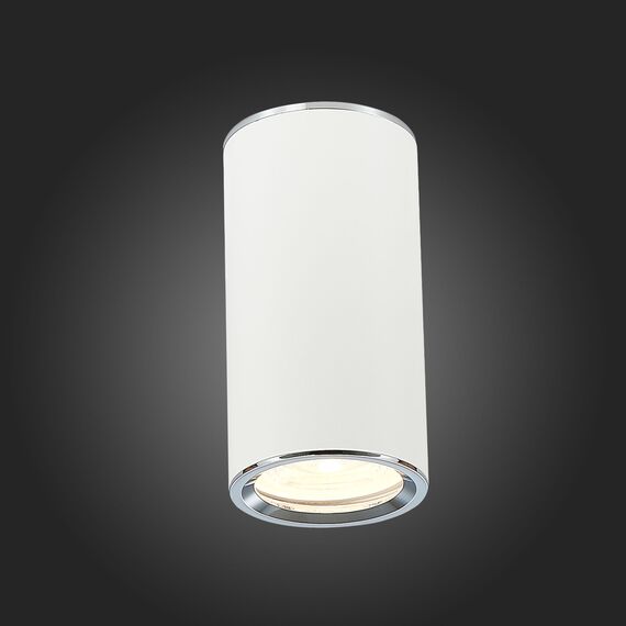 ST111.507.01 Светильник потолочный Белый GU10 1*50W  D54xH105 220V Без ламп Накладные светильники, изображение 2