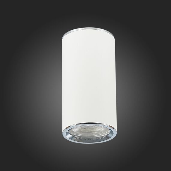 ST111.507.01 Светильник потолочный Белый GU10 1*50W  D54xH105 220V Без ламп Накладные светильники, изображение 5