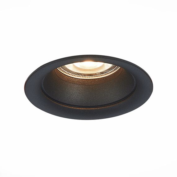 ST200.408.01 Св-к встр. Черный GU10 1*50W  D89xH40 220V Без ламп Встраиваемые светильники, изображение 9