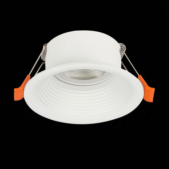 ST202.508.01 Св-к встр. Белый GU10 1*50W  D89xH40 220V Без ламп Встраиваемые светильники, изображение 4