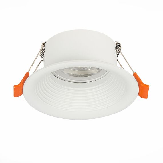 ST202.508.01 Св-к встр. Белый GU10 1*50W  D89xH40 220V Без ламп Встраиваемые светильники, изображение 6