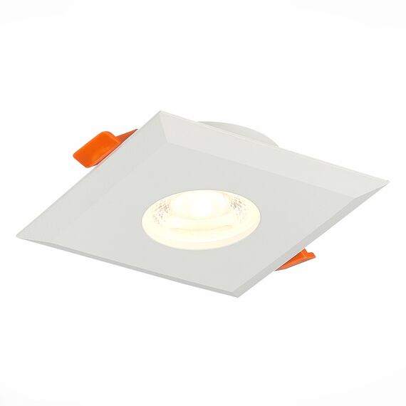 ST204.508.01 Св-к встр. Белый GU10 1*50W  L94xW94xH25 220V Без ламп Встраиваемые светильники, изображение 3