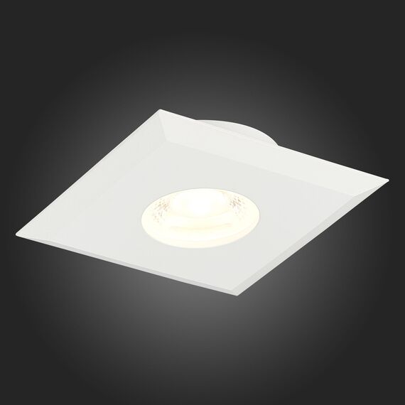 ST204.508.01 Св-к встр. Белый GU10 1*50W  L94xW94xH25 220V Без ламп Встраиваемые светильники, изображение 8