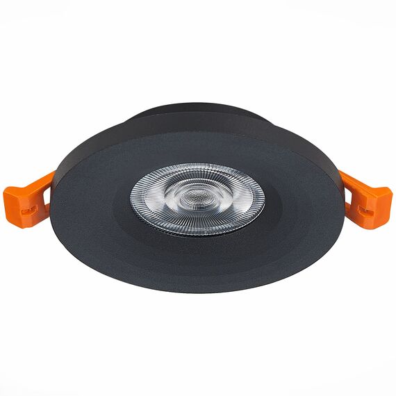 ST205.408.01 Св-к встр. Черный GU10 1*50W  D95xH27 220V Без ламп Встраиваемые светильники, изображение 6