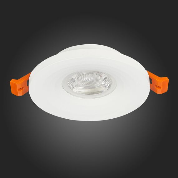 ST205.508.01 Св-к встр. Белый GU10 1*50W  D95xH27 220V Без ламп Встраиваемые светильники, изображение 5