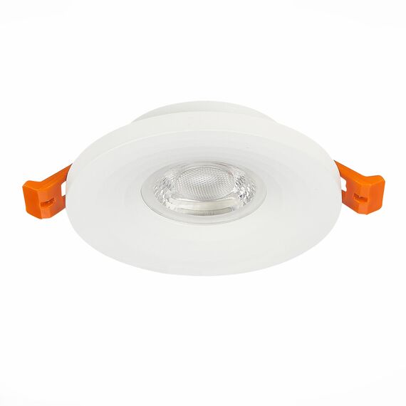 ST205.508.01 Св-к встр. Белый GU10 1*50W  D95xH27 220V Без ламп Встраиваемые светильники, изображение 6