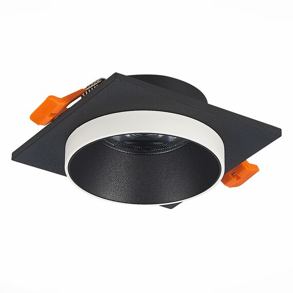 ST206.418.01 Св-к встр. Черный GU10 1*50W  L92xW92xH38 220V Без ламп Встраиваемые светильники, изображение 6