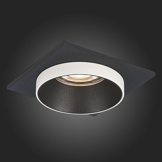 ST206.418.01 Св-к встр. Черный GU10 1*50W  L92xW92xH38 220V Без ламп Встраиваемые светильники, изображение 8