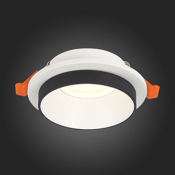 ST206.508.01 Св-к встр. Белый GU10 1*50W  D92xH38 220V Без ламп Встраиваемые светильники, изображение 2