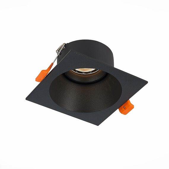 ST207.418.01 Св-к встр. Черный GU10 1*50W  L103xW103xH52 220V Без ламп Встраиваемые светильники, изображение 6