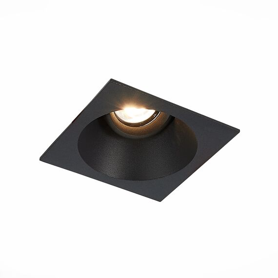 ST207.418.01 Св-к встр. Черный GU10 1*50W  L103xW103xH52 220V Без ламп Встраиваемые светильники, изображение 9
