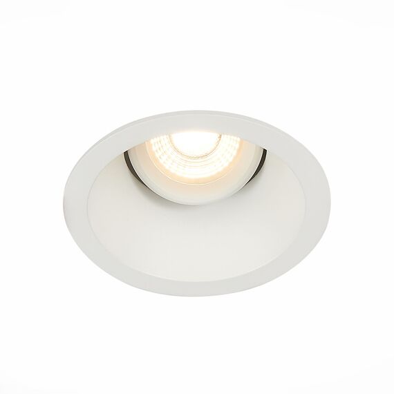 ST207.508.01 Св-к встр. Белый GU10 1*50W  D103xH52 220V Без ламп Встраиваемые светильники, изображение 9