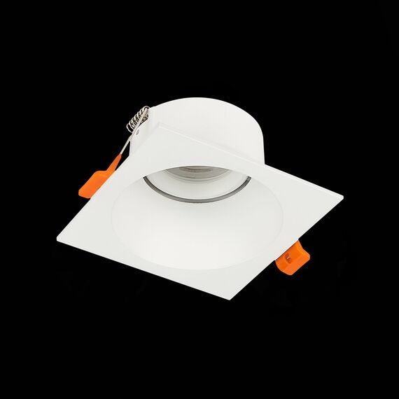 ST207.518.01 Св-к встр. Белый GU10 1*50W  L103xW103xH52 220V Без ламп Встраиваемые светильники, изображение 4