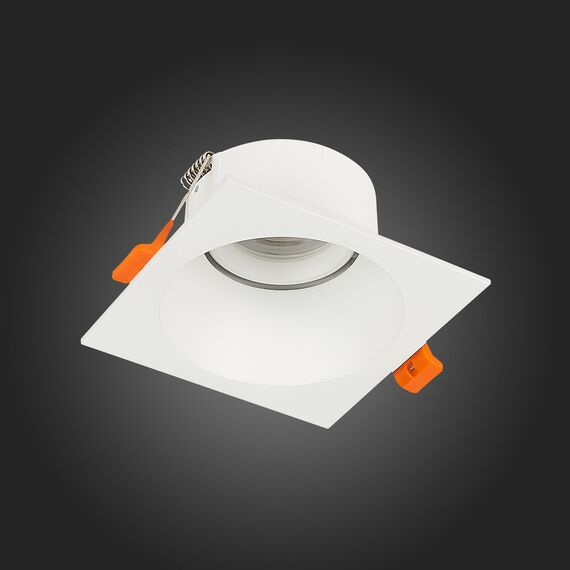 ST207.518.01 Св-к встр. Белый GU10 1*50W  L103xW103xH52 220V Без ламп Встраиваемые светильники, изображение 5