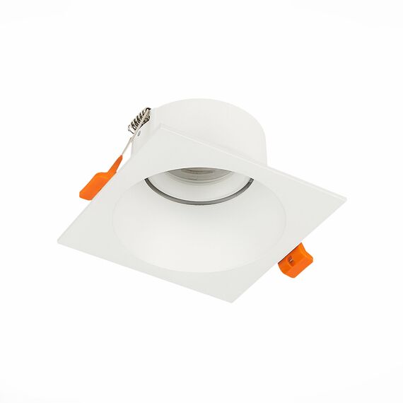 ST207.518.01 Св-к встр. Белый GU10 1*50W  L103xW103xH52 220V Без ламп Встраиваемые светильники, изображение 6