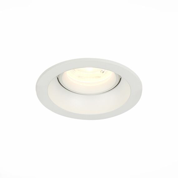 ST208.508.01 Св-к встр. Белый GU10 1*50W  D94xH40 220V Без ламп Встраиваемые светильники, изображение 9