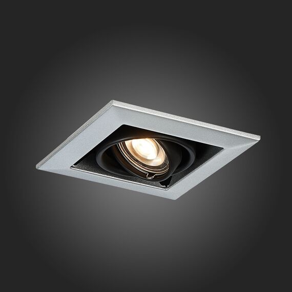 ST250.148.01 Св-к встр. Черный GU10 1*50W  L126xW126xH70 220V Без ламп Встраиваемые светильники, изображение 8