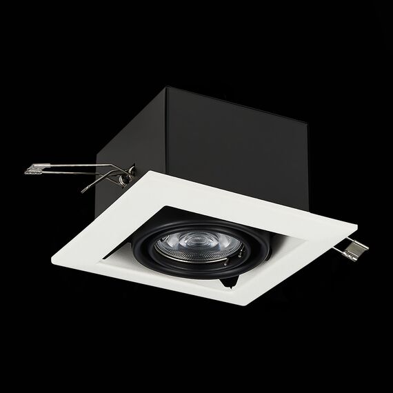 ST250.548.01 Св-к встр. Черный GU10 1*50W  L126xW126xH70 220V Без ламп Встраиваемые светильники, изображение 4