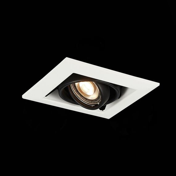 ST250.548.01 Св-к встр. Черный GU10 1*50W  L126xW126xH70 220V Без ламп Встраиваемые светильники, изображение 7