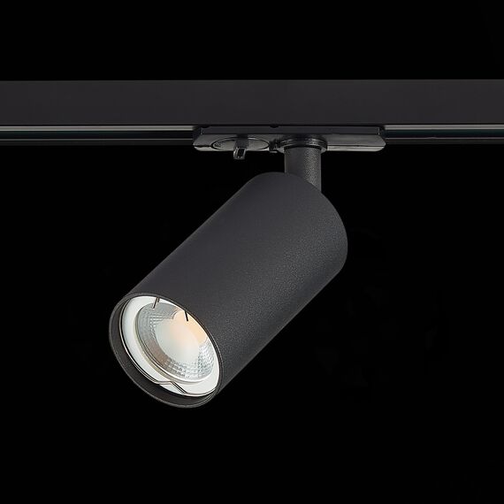 ST300.406.01 Св-к трек. Черный GU10 1*50W  IP20 L100xW54xH142 220V Без ламп BASE, изображение 4